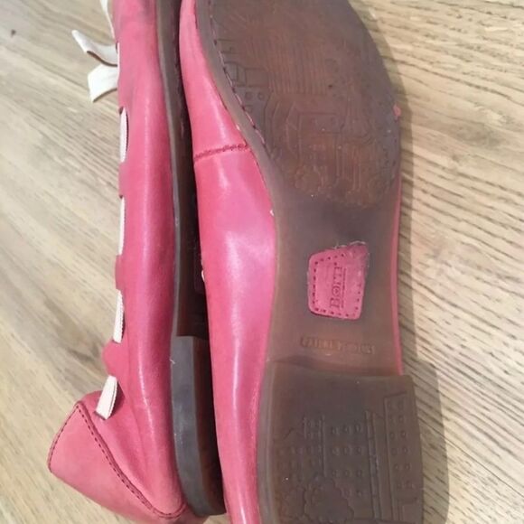 Born Concept Women's 9 Ballet Flats Pink With Gold Now Accent. - Picture 5 of 5